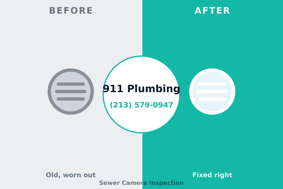 Before and after: plumbing company Rochester, MN
